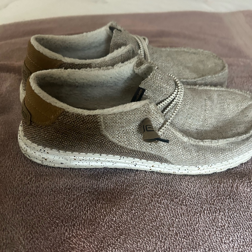 Hey Dude Light Brown Slip-On Loafers